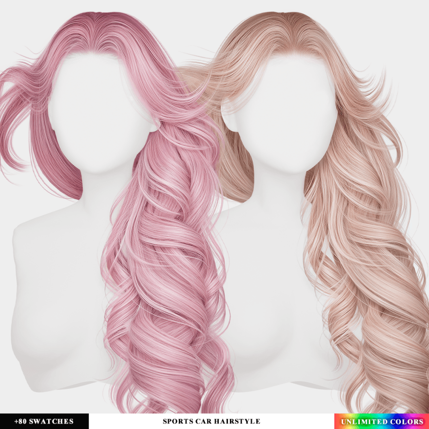 Прическа Sports Car Hairstyle